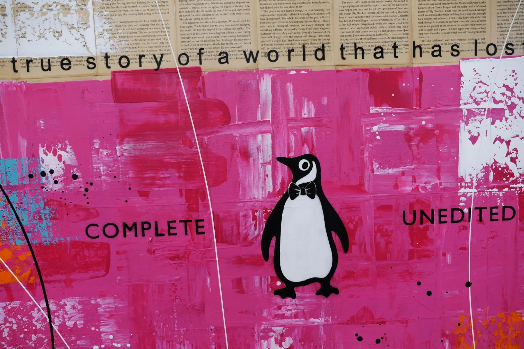 Lost and Found 140cm x 100cm The World Urban Pop Book Club Painting (SOLD)