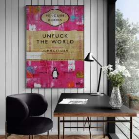 Lost and Found 140cm x 100cm The World Urban Pop Book Club Painting (SOLD)