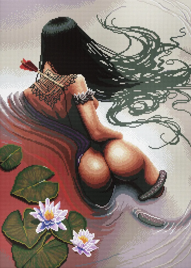 Lotus by Christopher Lovell, Diamond Art Kit