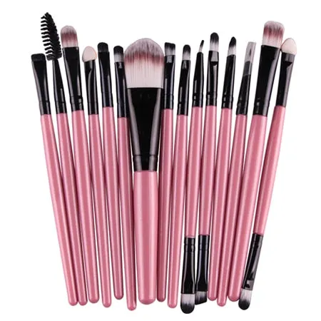 MAANGE 15/18 Pcs Professional Makeup Brushes Set Comestic Powder Foundation Blush Eyeshadow Eyeliner Lip Make up Brush Tools