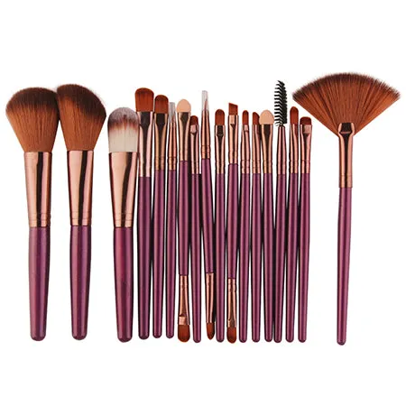 MAANGE 15/18 Pcs Professional Makeup Brushes Set Comestic Powder Foundation Blush Eyeshadow Eyeliner Lip Make up Brush Tools