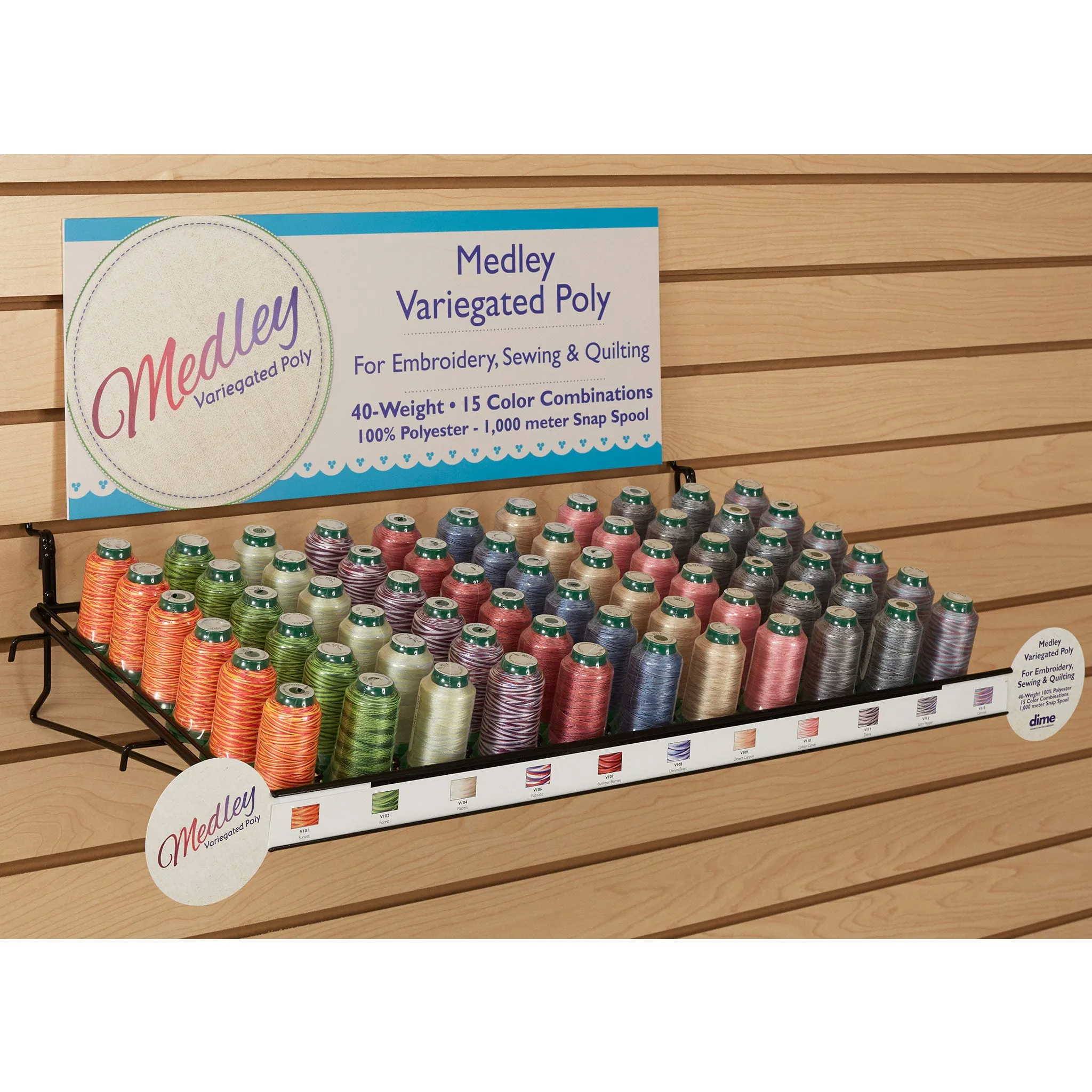 Medley™ Variegated Thread Assortment - 11 Colors