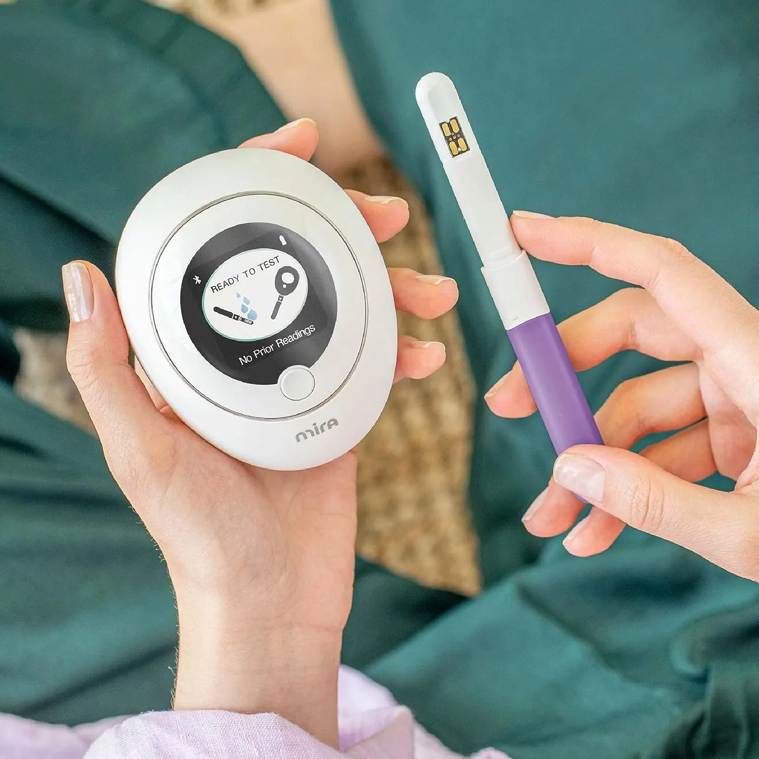 Mira Fertility MAX Starter Kit, Predict & Confirm Ovulation   6 Day Fertility Window, Mira Analyzer, 20 Mira Max Wands to Track Actual E3G, LH, & Progesterone (PdG) Levels   Mira App Included