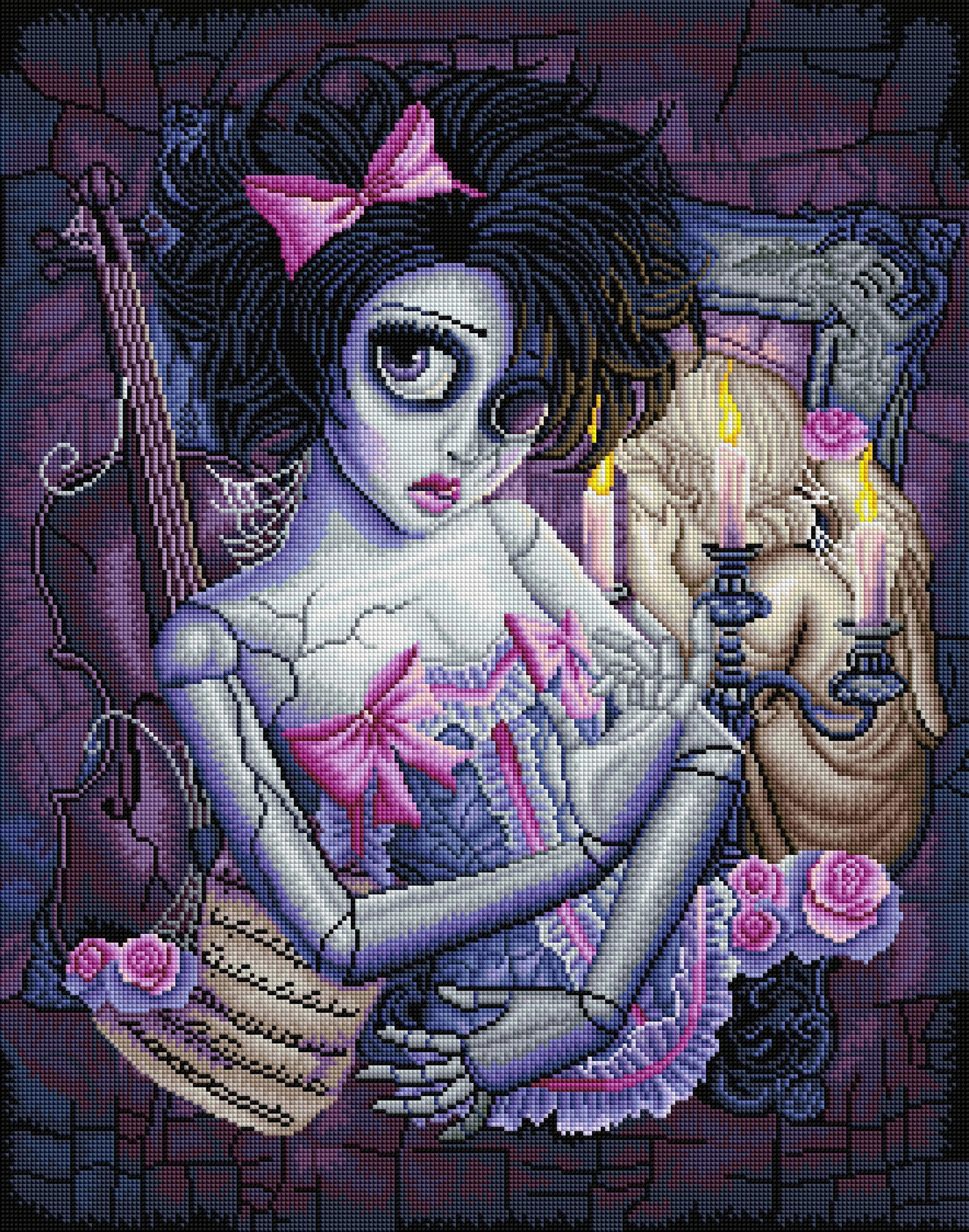 Miss Understood by EnaMorte, Diamond Art Kit