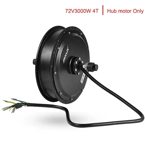 MXUS V3 72V 3000W Brushless Non-Gear Hub Motor Electric Bicycle Rear Wheel Motor Ebike Conversion Kit Mountain Dirt Bike Motor