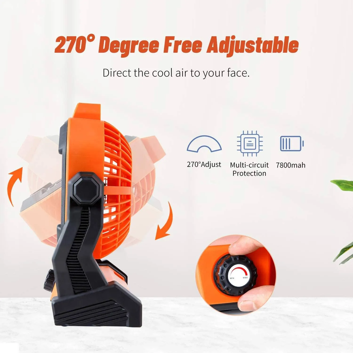 Outdoor Desk Personal Fan