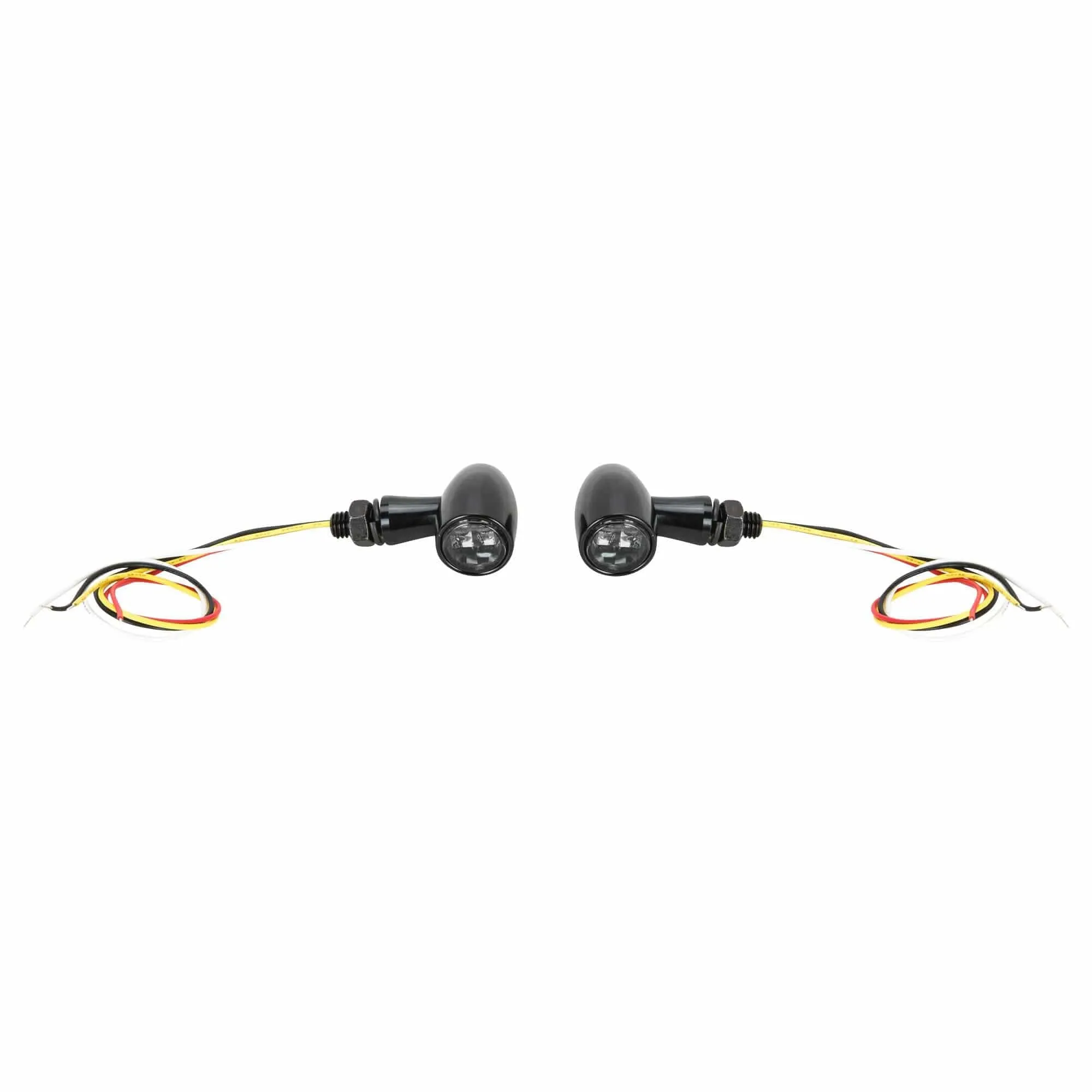 Paradox Red/Amber LED Tail Light / Turn Signals - Smoke Lens - Black