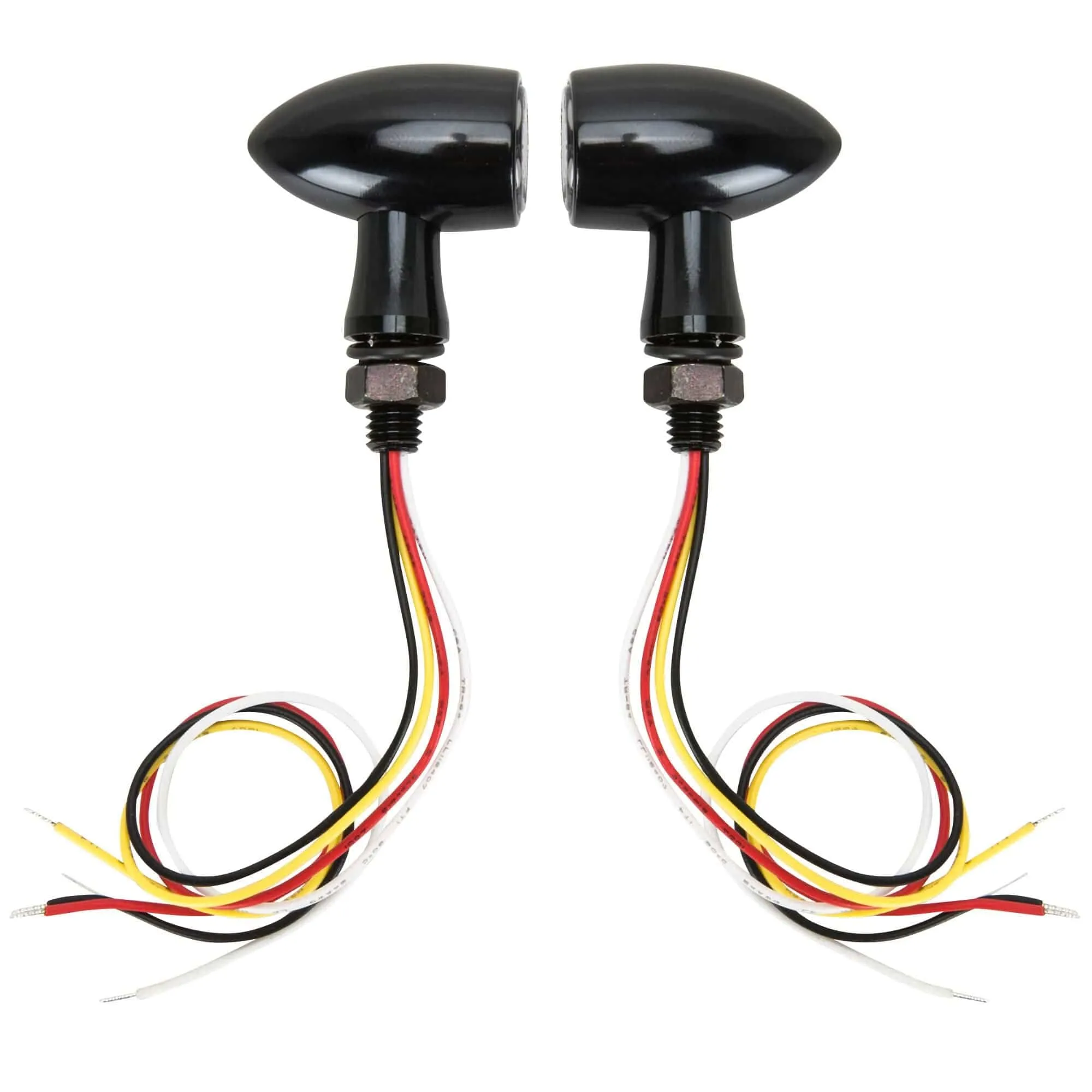 Paradox Red/Amber LED Tail Light / Turn Signals - Smoke Lens - Black