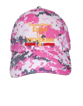 Pink Camo Veteran Hat