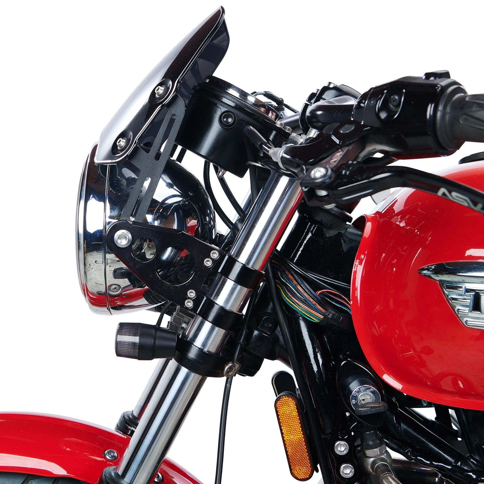 Plug & Play Retro Turn Signals for Triumph Motorcycles (2001-2017) | Front Rectifier Mount