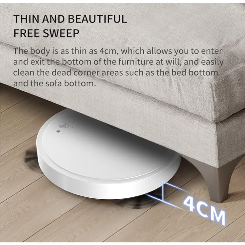 Powerful Robotic Vacuum Cleaner Fo-J114