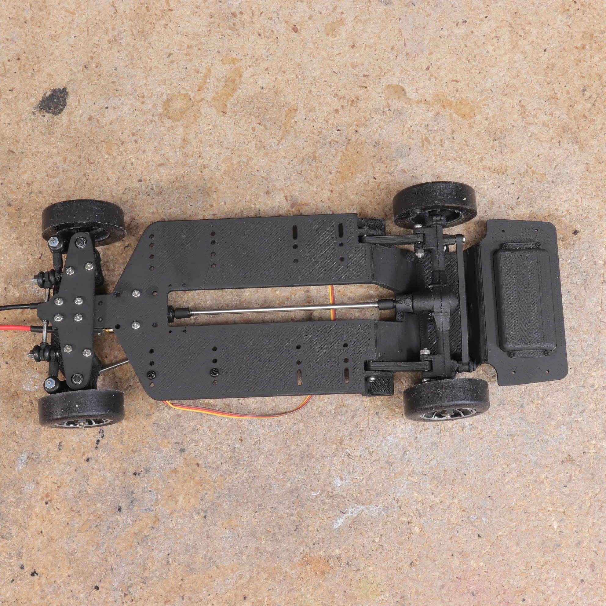 "The General" ARTR Make It RC FFR SC1 1/25 Chassis for 69 Charger
