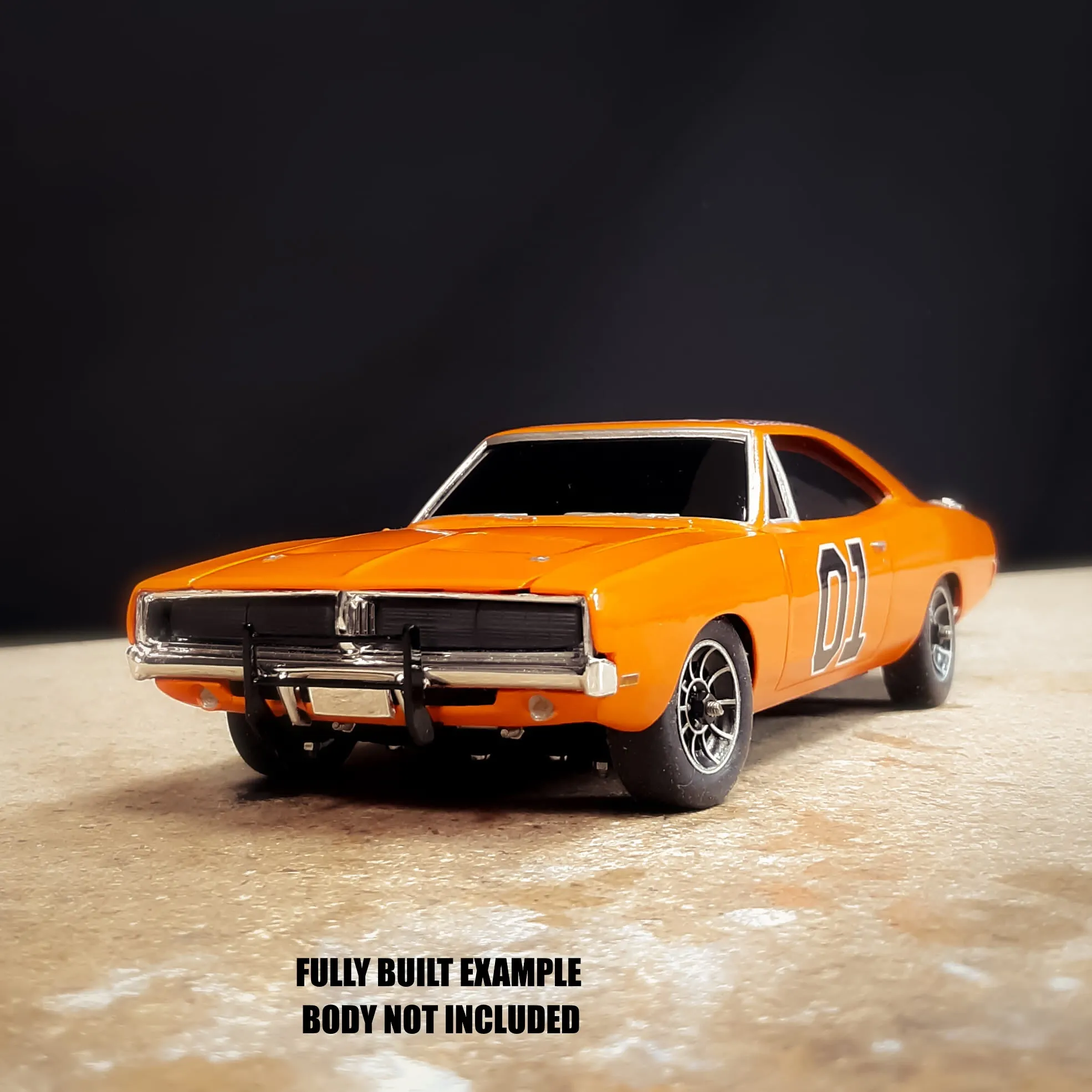 "The General" ARTR Make It RC FFR SC1 1/25 Chassis for 69 Charger