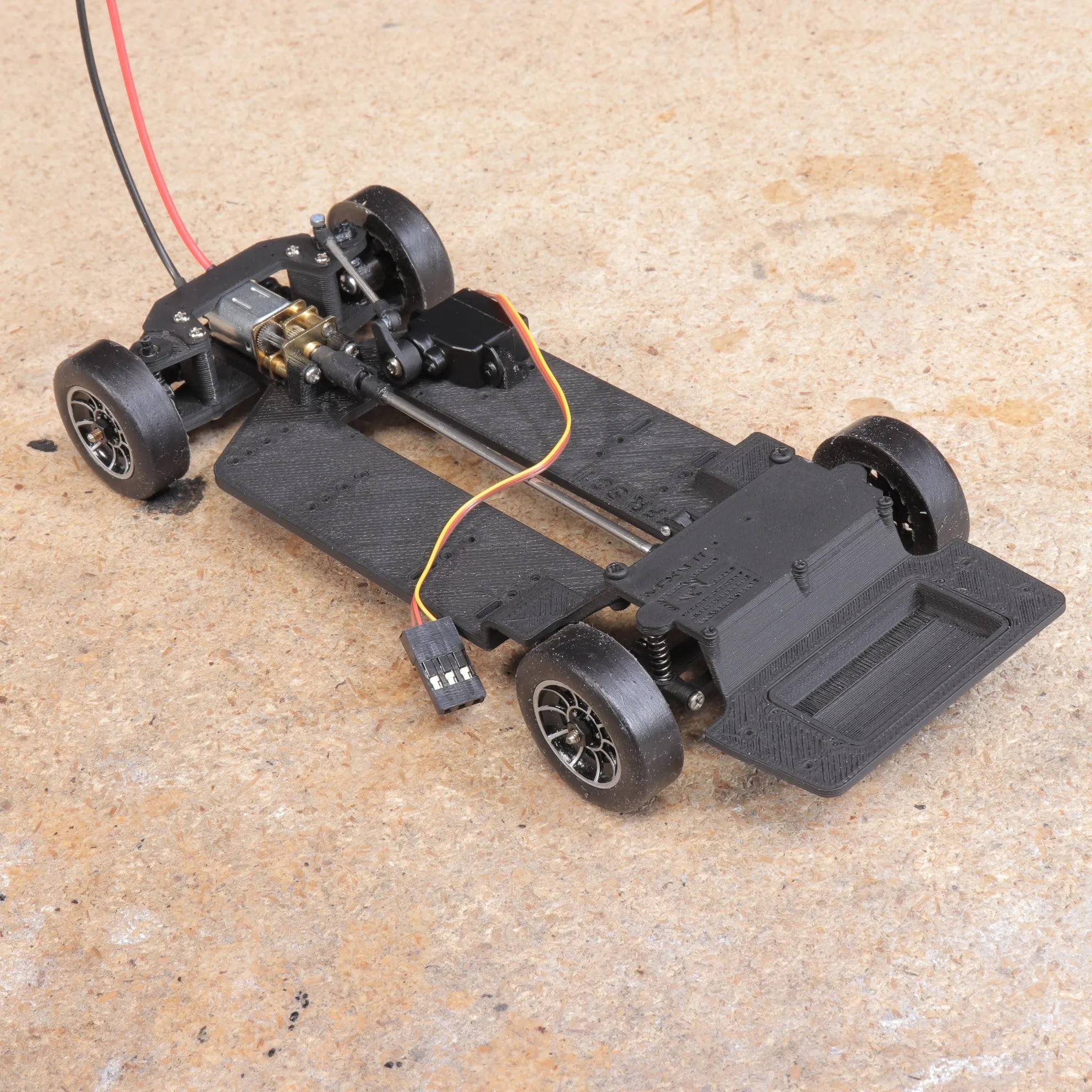 "The General" ARTR Make It RC FFR SC1 1/25 Chassis for 69 Charger