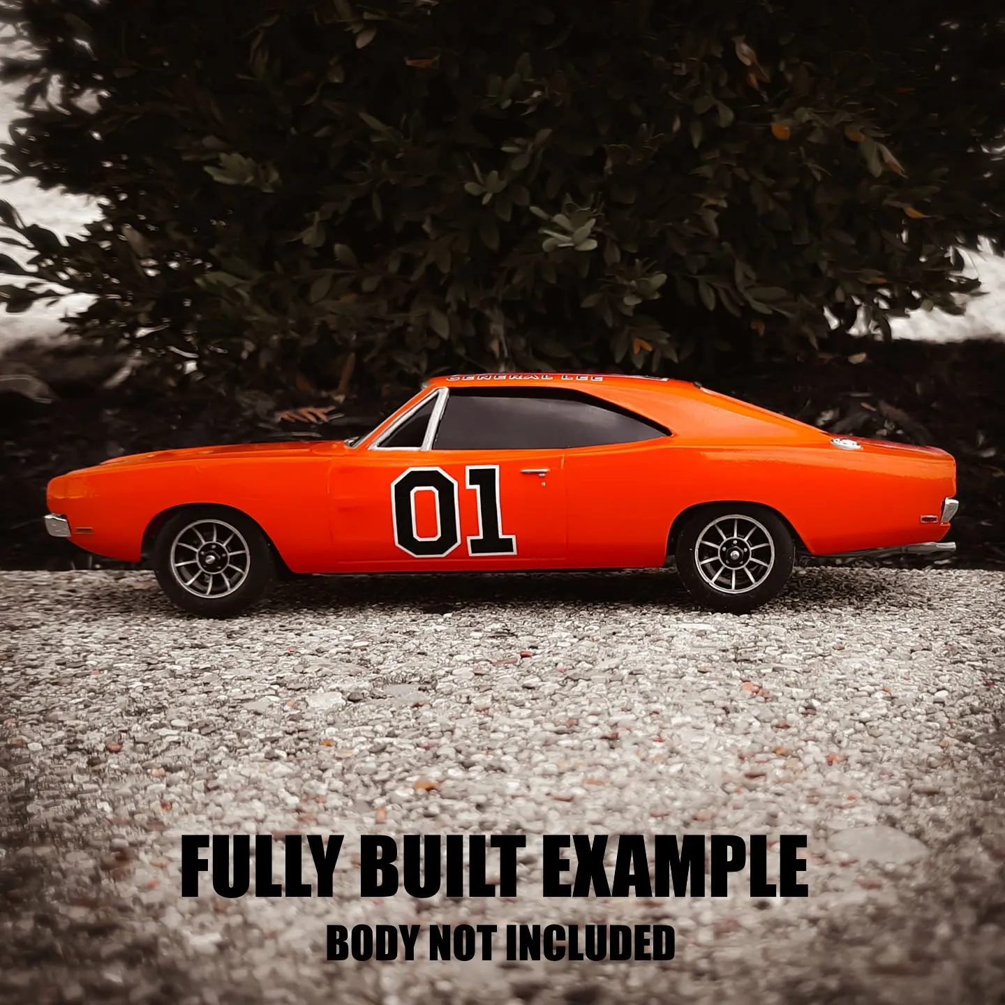 "The General" ARTR Make It RC FFR SC1 1/25 Chassis for 69 Charger