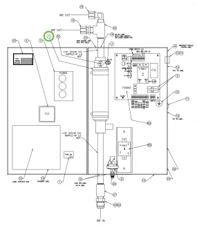 Ransburg A11028-00 Cool Touch In-Line Air Heater