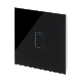 Retrotouch Crystal Touch Switch 240v 1G 2W Black