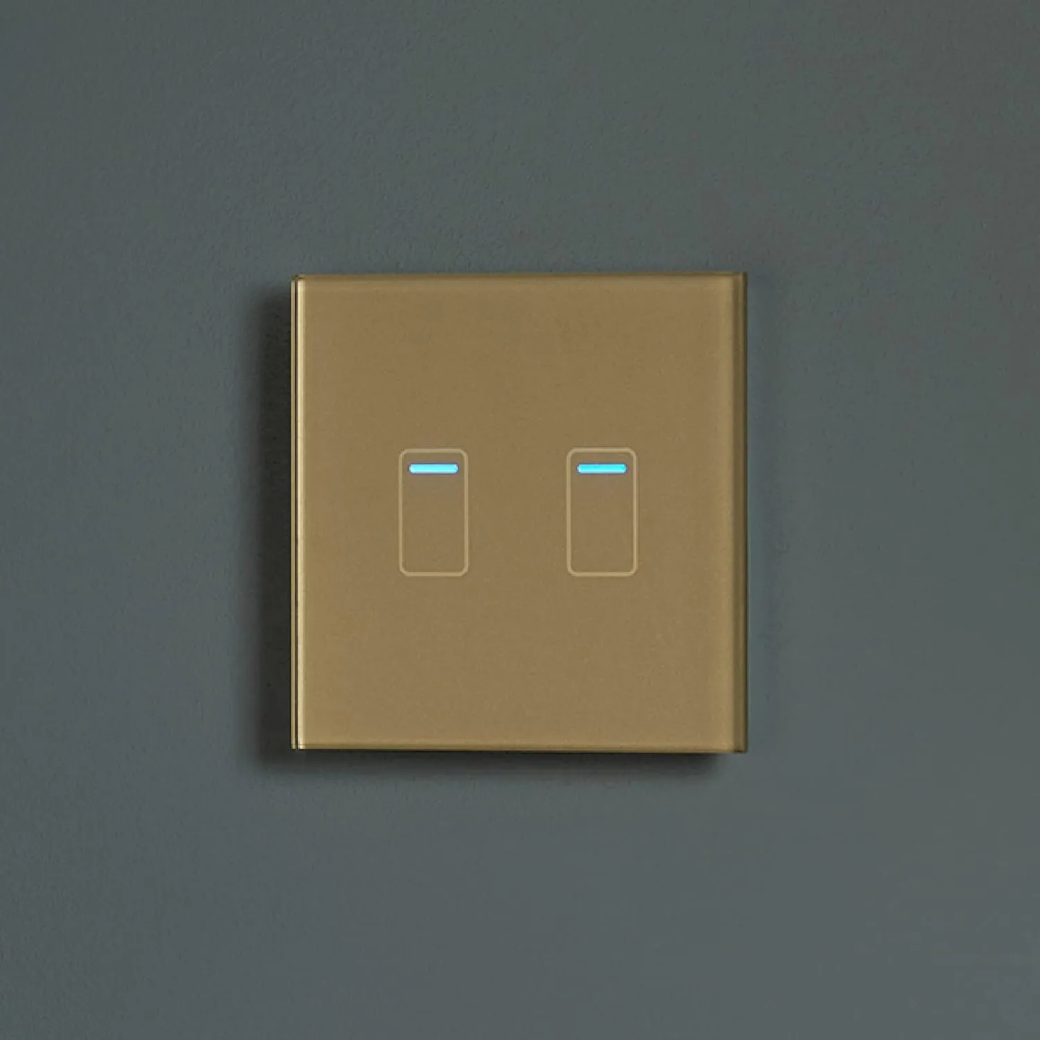 Retrotouch Crystal  Touch Switch 240v 2G 1W Brass