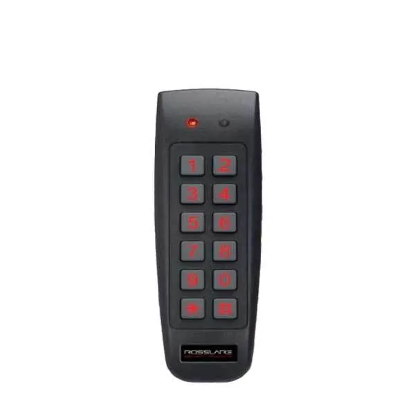 Rosslare - G44 - Mullion Backlit PIN & PROX Standalone Controller - Outdoor - 500 Users - 12-24VDC - IP65