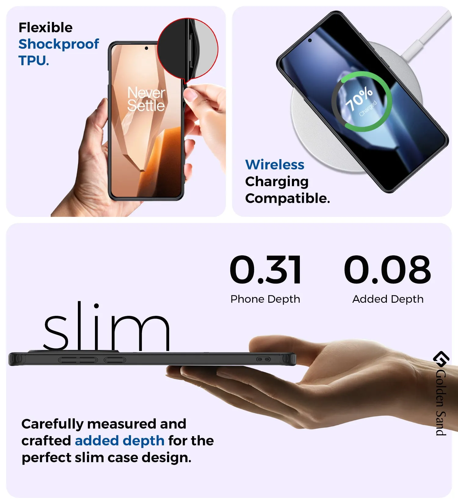 Rugged Frosted Semi Transparent PC Shock Proof Slim Back Cover for OnePlus 13R 5G, 6.78 inch, Black