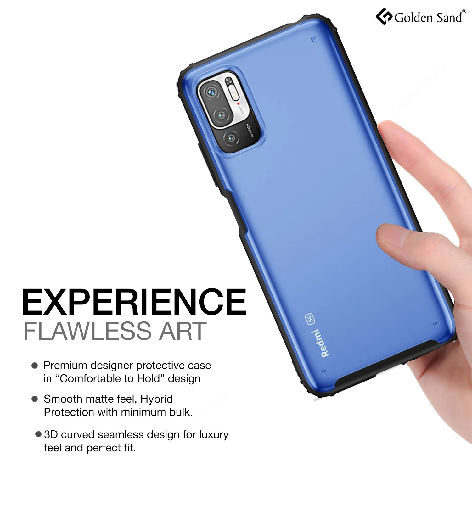 Rugged Frosted Semi Transparent PC Shock Proof Slim Back Cover for Xiaomi Redmi Note 10T 5G, Poco M3 Pro 5G, 6.5 inch, Black