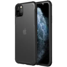 Rugged Frosted Series Hybrid Translucent Back Cover for Apple iPhone 11 Pro 5.8 inch, Black