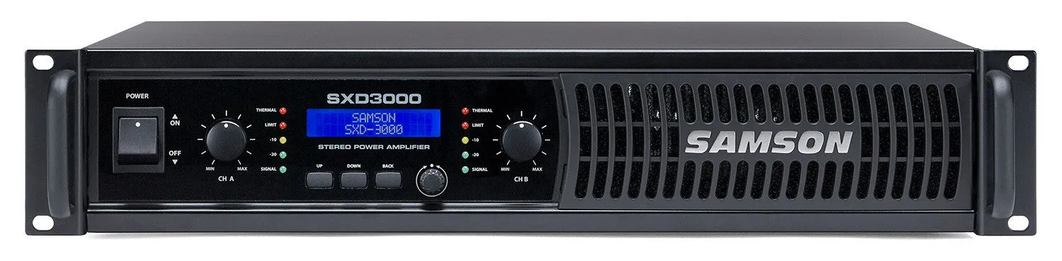Samson SXD3000 Power Amplifier with DSP