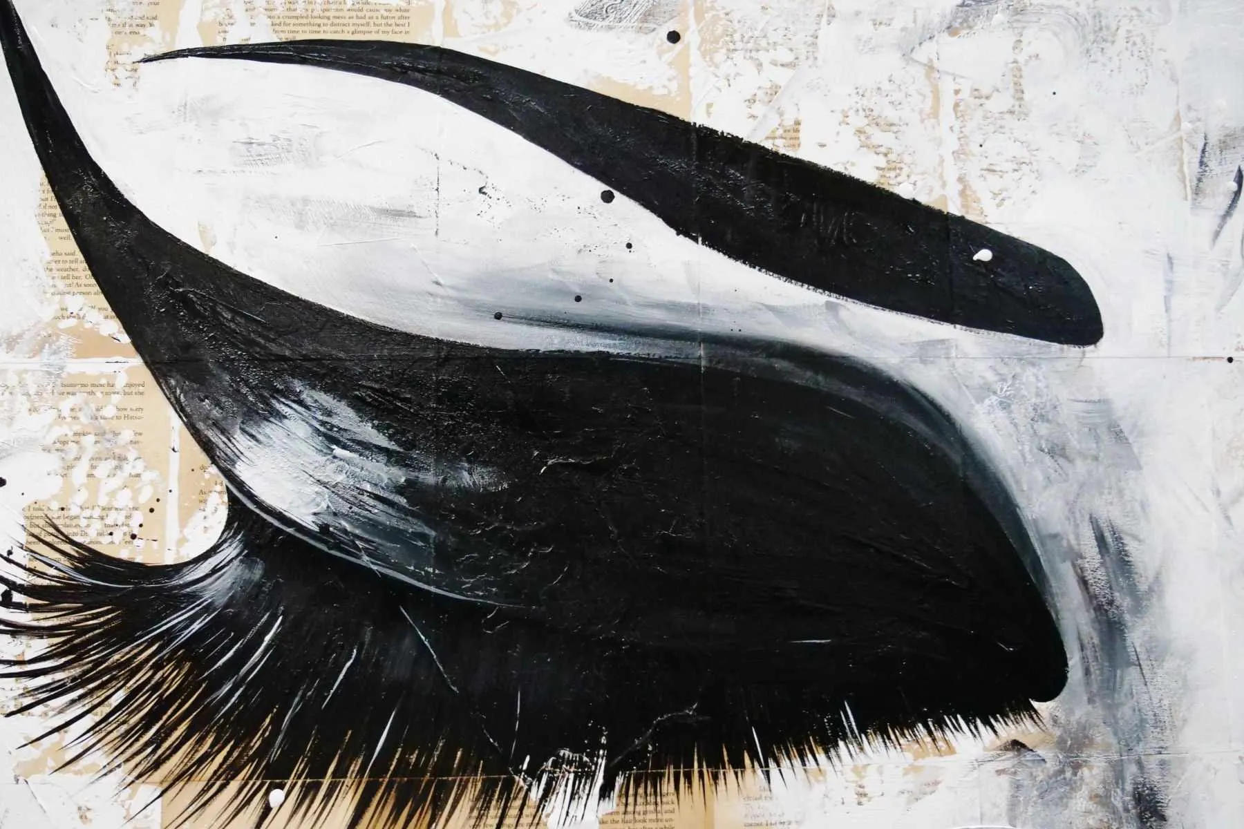 Shizukana 140cm x 100cm Geisha Abstract Realism Book Club Painting (SOLD)