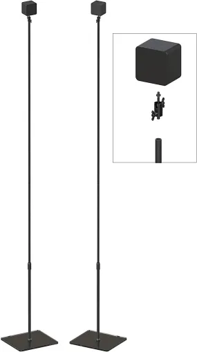Skywin VR Concealed Wire Glass Stand - Compatible with HTC VR Sensors - Base Station for Vive Steam VR and Rift Constellation Sensors (2-Pack)