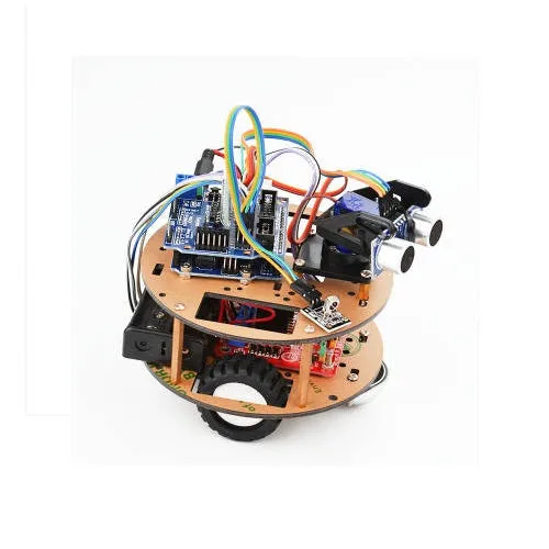 Smart Car for Arduino, Complete set, with all sensors, wireless, remote control and case included!