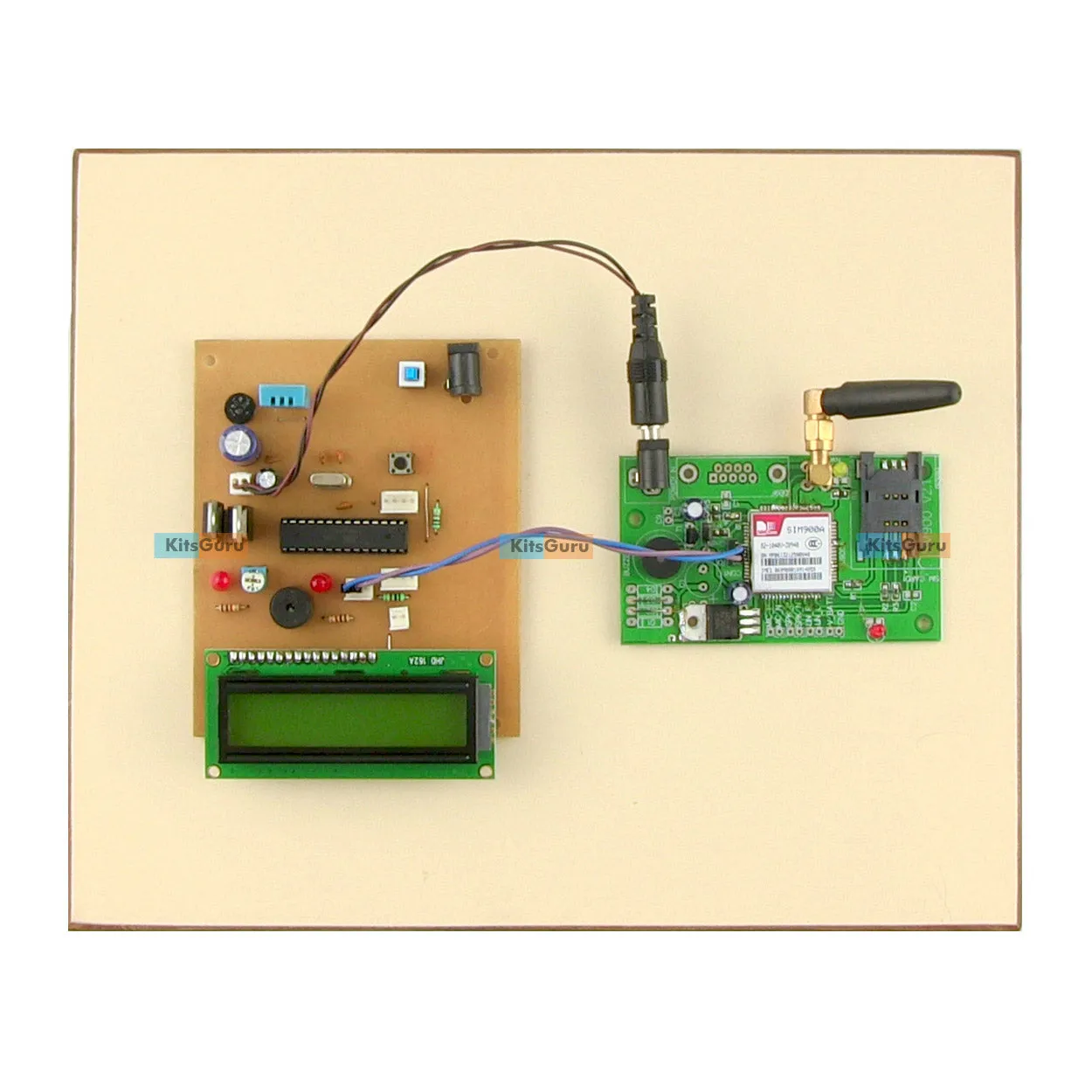 SMS based weather report information system (temperature and humidity and light monitoring)