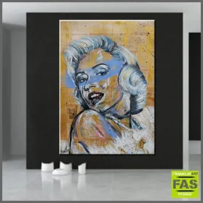 So Divine 140cm x 100cm Marilyn Monroe Vintage Book Pop art Painting (SOLD)