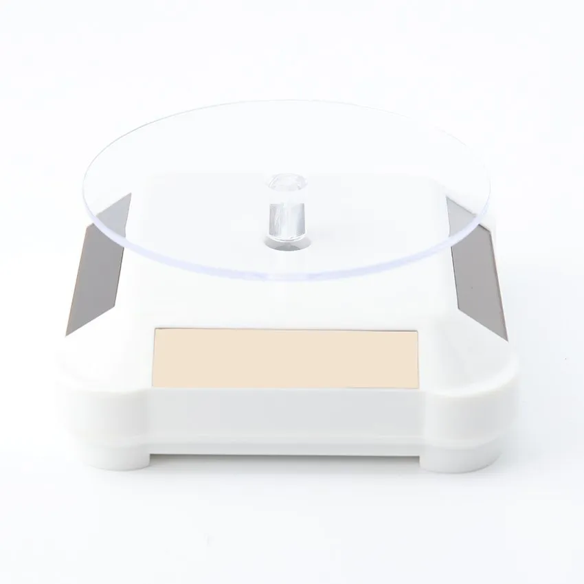Solar powered 360 Rotating Display Stand