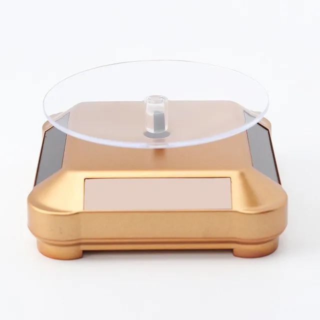Solar powered 360 Rotating Display Stand