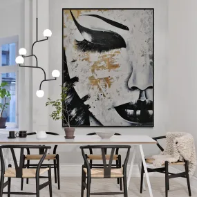 Solitude and Grace 140cm x 180cm Geisha Abstract Realism Book Club Painting (SOLD)