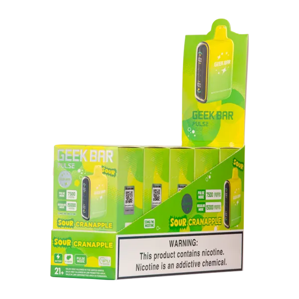Sour Cranapple Geek Bar Pulse