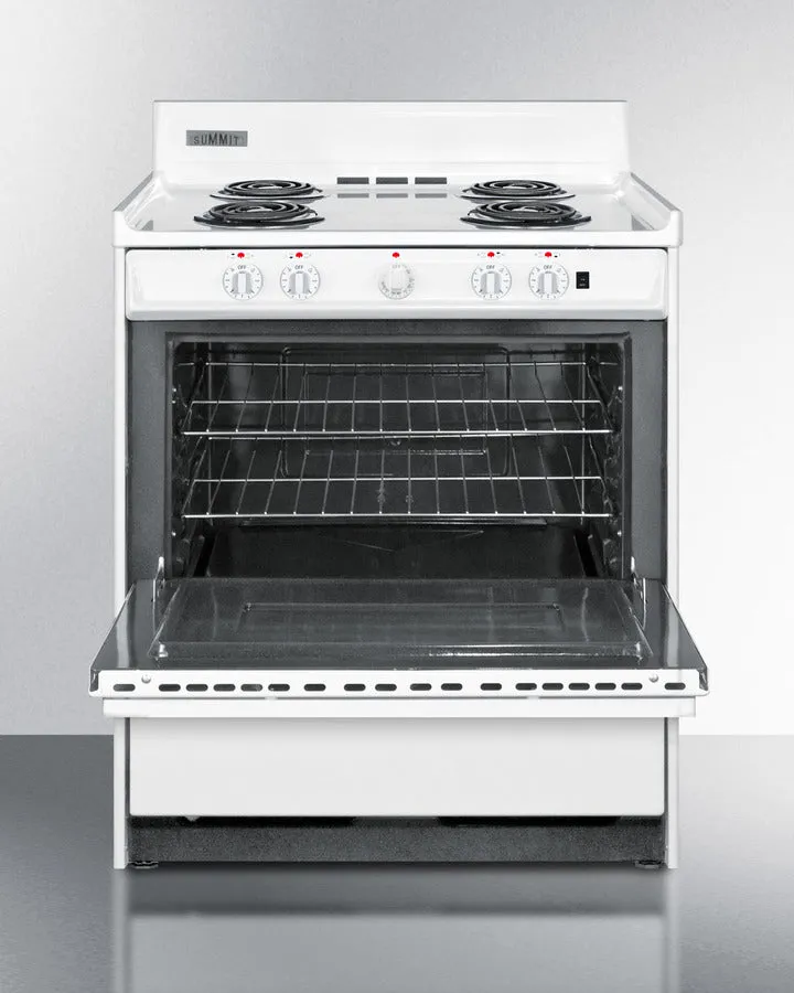 Summit 30" Wide Electric Coil Top Range - WEM2171Q
