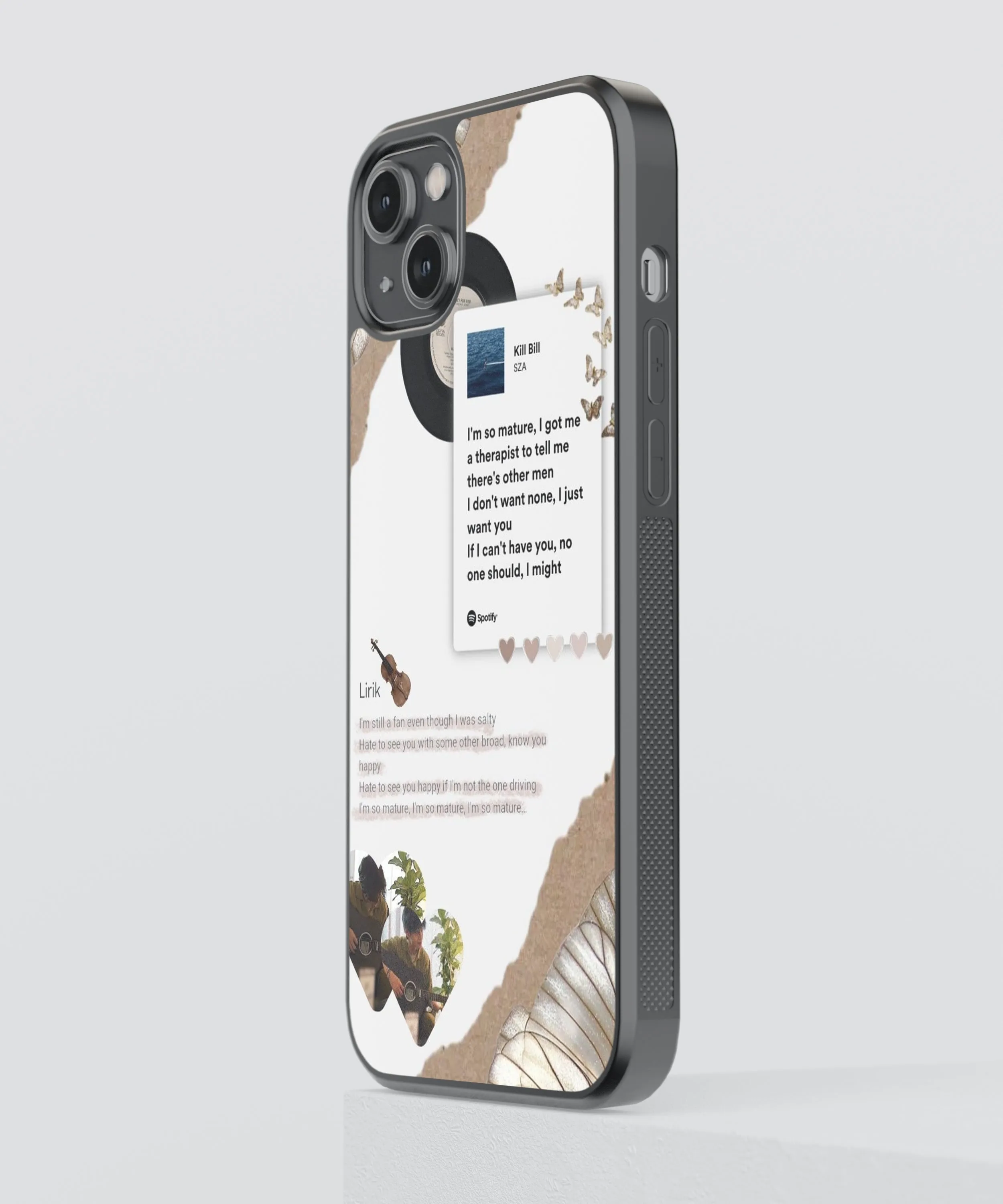 SZA Kill Bill Spotify Glass Phone Case Cover