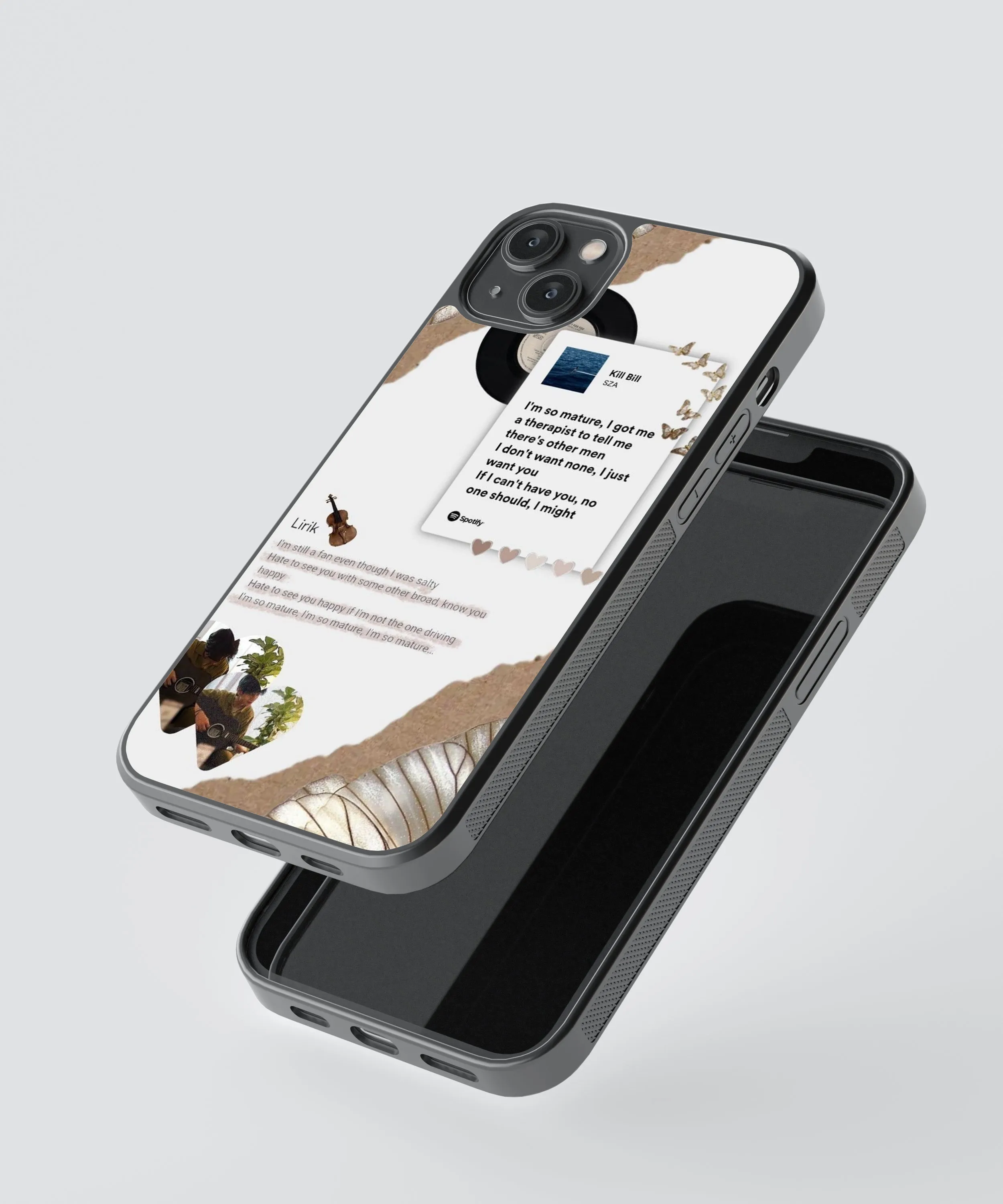 SZA Kill Bill Spotify Glass Phone Case Cover