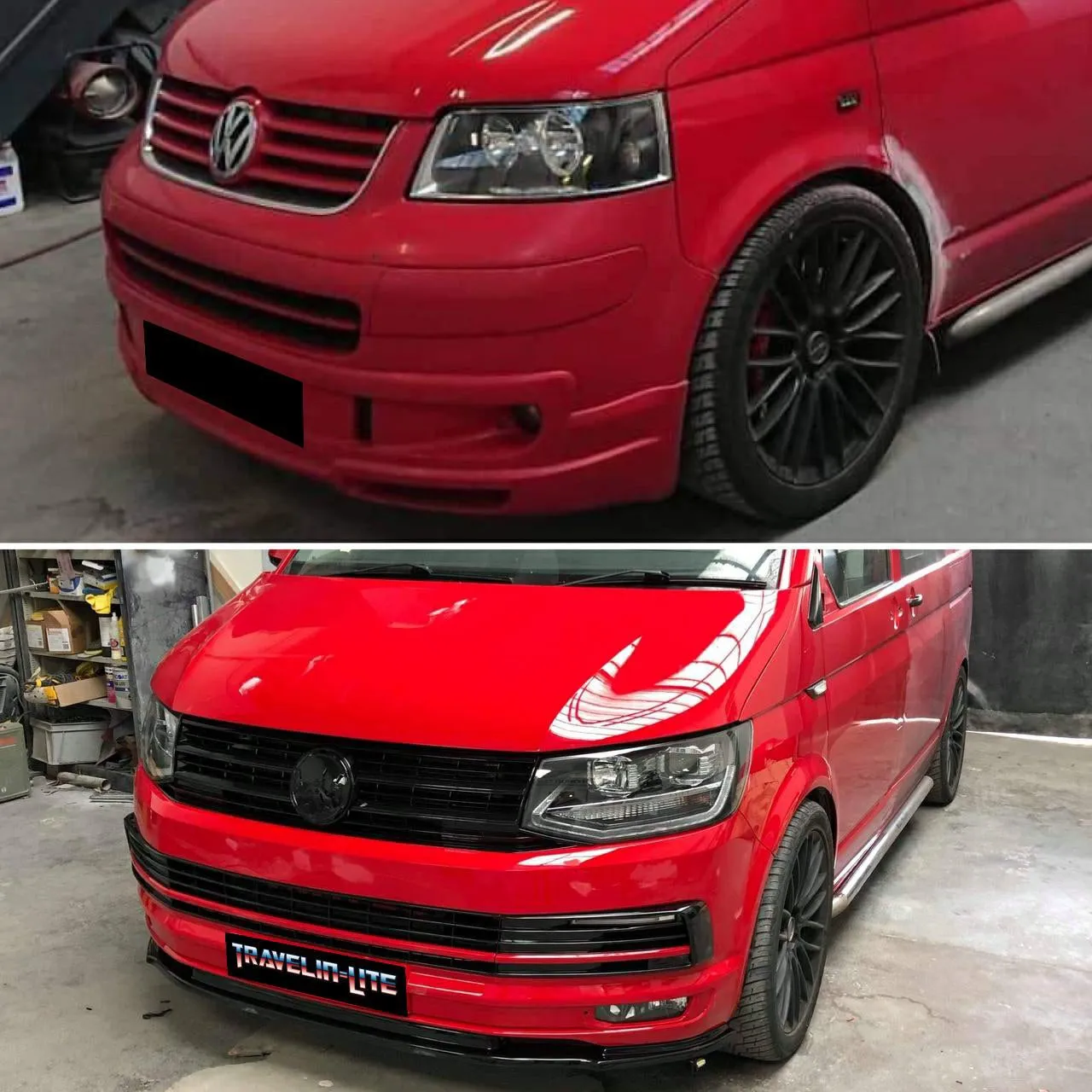 T5 - T6 Premium facelift kit (Includes NEW V3 BLACK DRL Headlights)