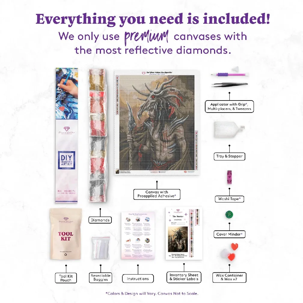 The Hunter by Sarah Richter, Diamond Art Kit