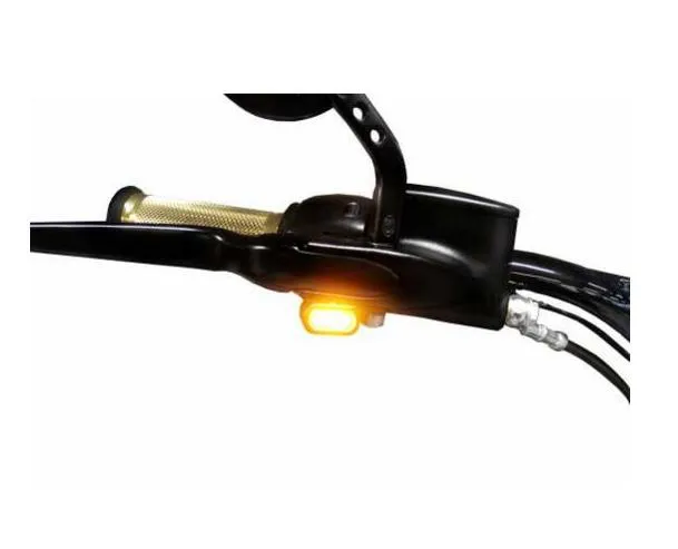 Thunderbike 41-99-1272 Stripe Mini LED Indicators - Black, Harley Touring Hydraulic Clutch