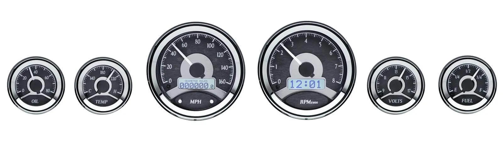 VHX Instrument Universal 5 and 6 Gauge Round, Analog