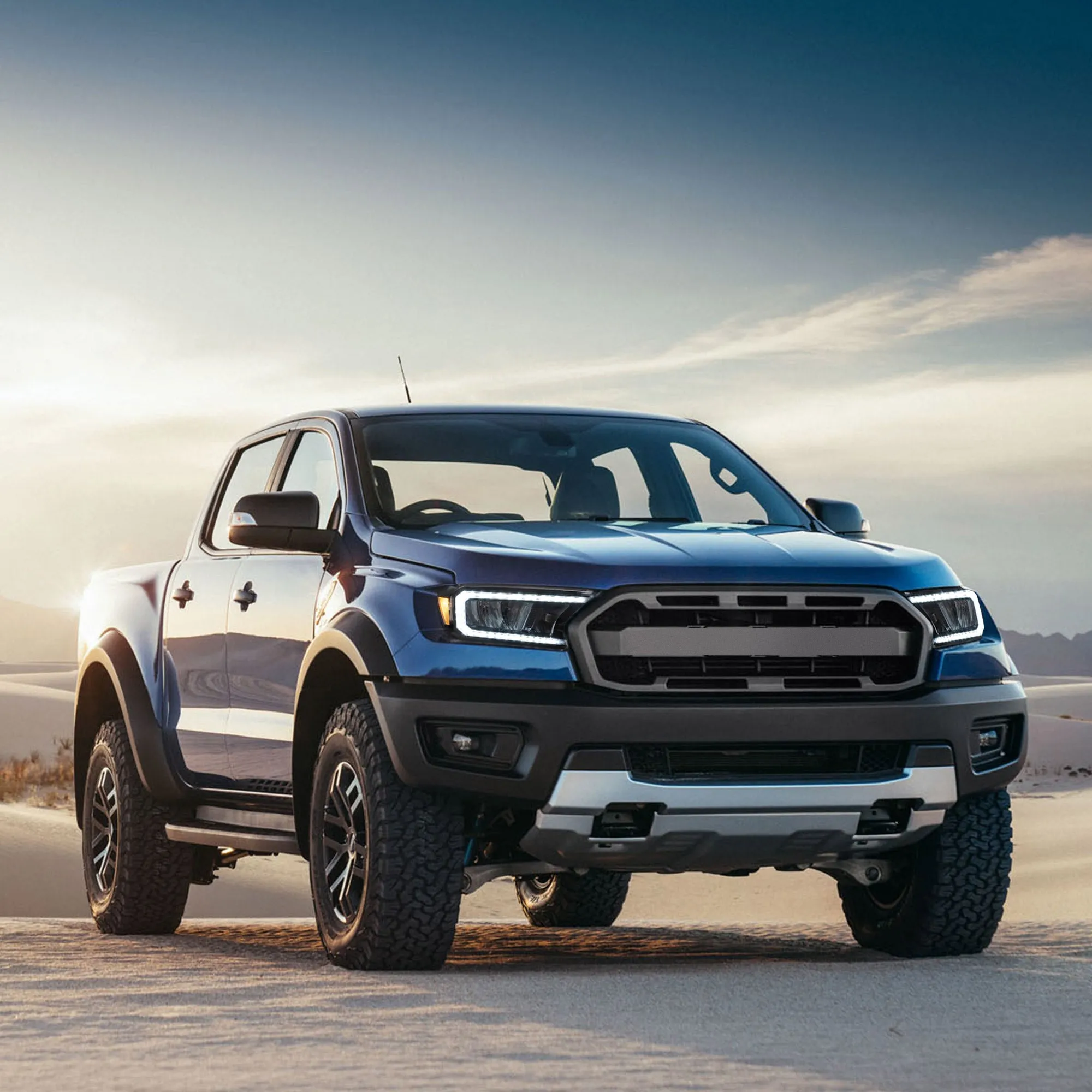 VLAND Full LED Headlights For Ford Ranger T6 Raptor & Wildtrak 2019-2022 (Fits For US Version)