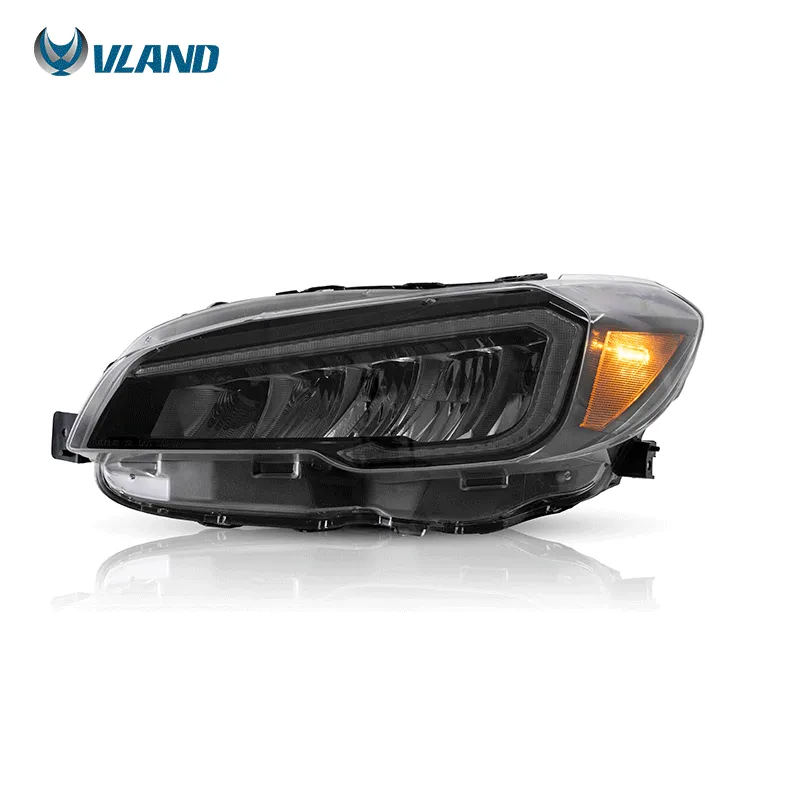 VLAND Full LED Reflection Bowl Headlights For Subaru WRX 2015-2021 [STI, Limited, Base, Premium] [DOT. SAE.]