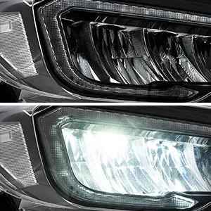 VLAND Full LED Reflection Bowl Headlights For Subaru WRX 2015-2021 [STI, Limited, Base, Premium] [DOT. SAE.]