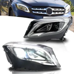 VLAND LED Edition Headlights For Mercedes Benz GLA X156 2017-2019 (OE Headlights) (European Stock)