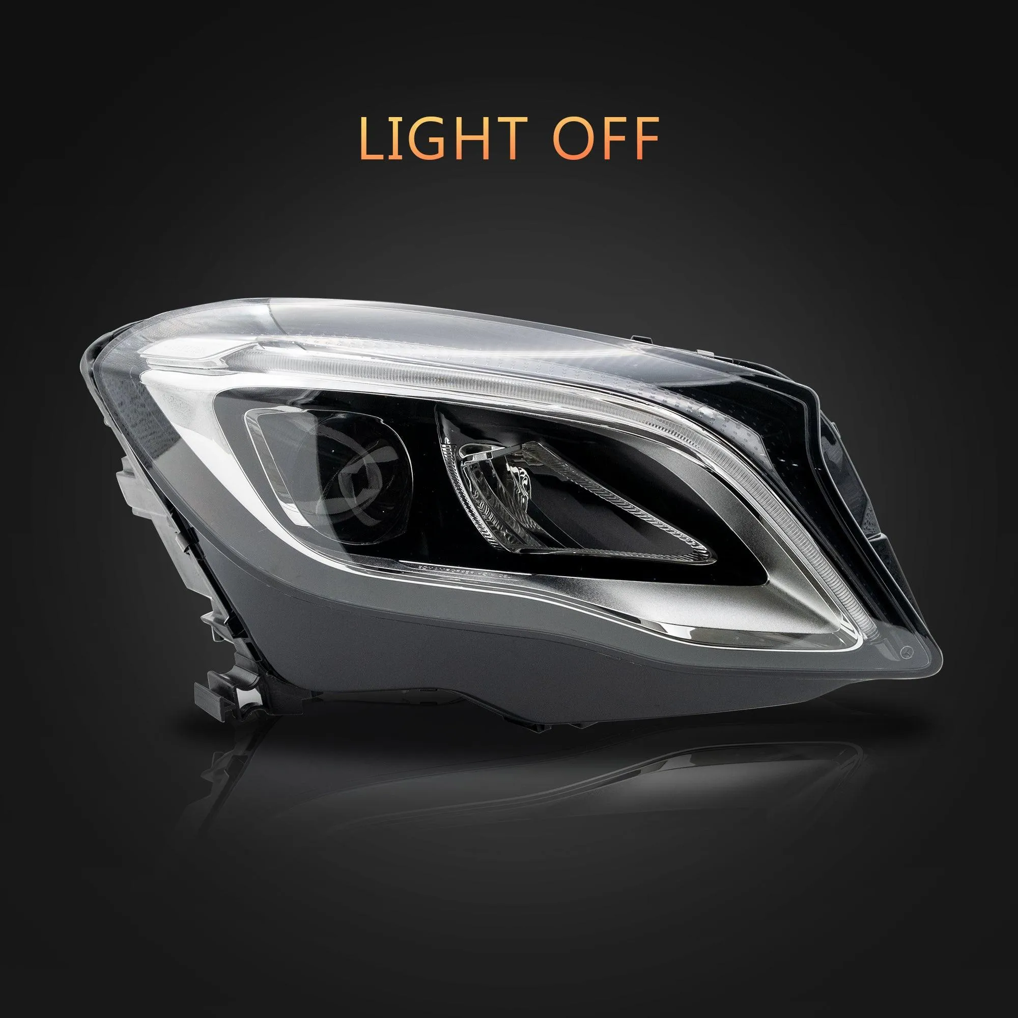 VLAND LED Edition Headlights For Mercedes Benz GLA X156 2017-2019 (OE Headlights) (European Stock)