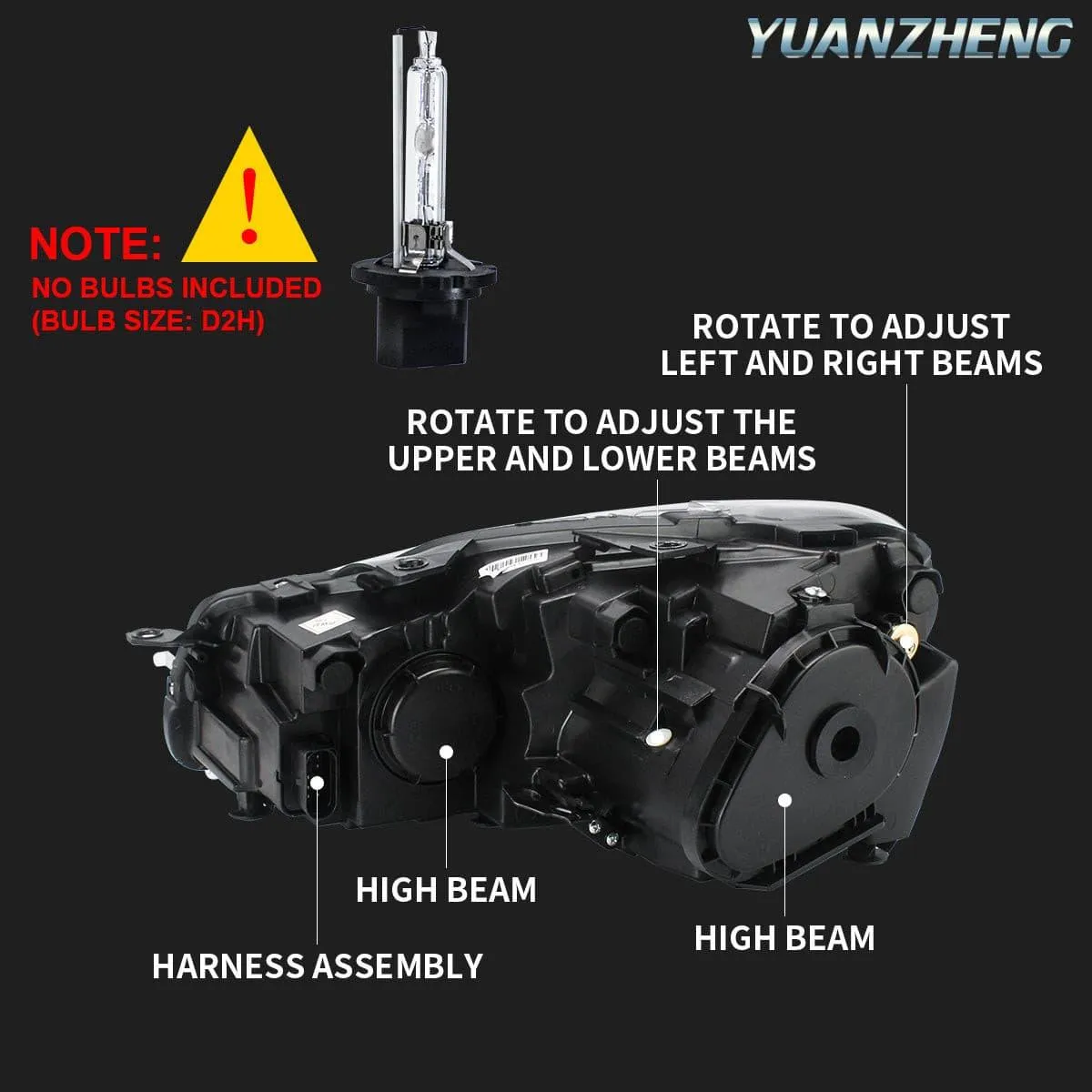 VLAND LED Headlights For Volkswagen(VW) Golf 6 Mk6 2008-2014 With Sequential [E-MARK]
