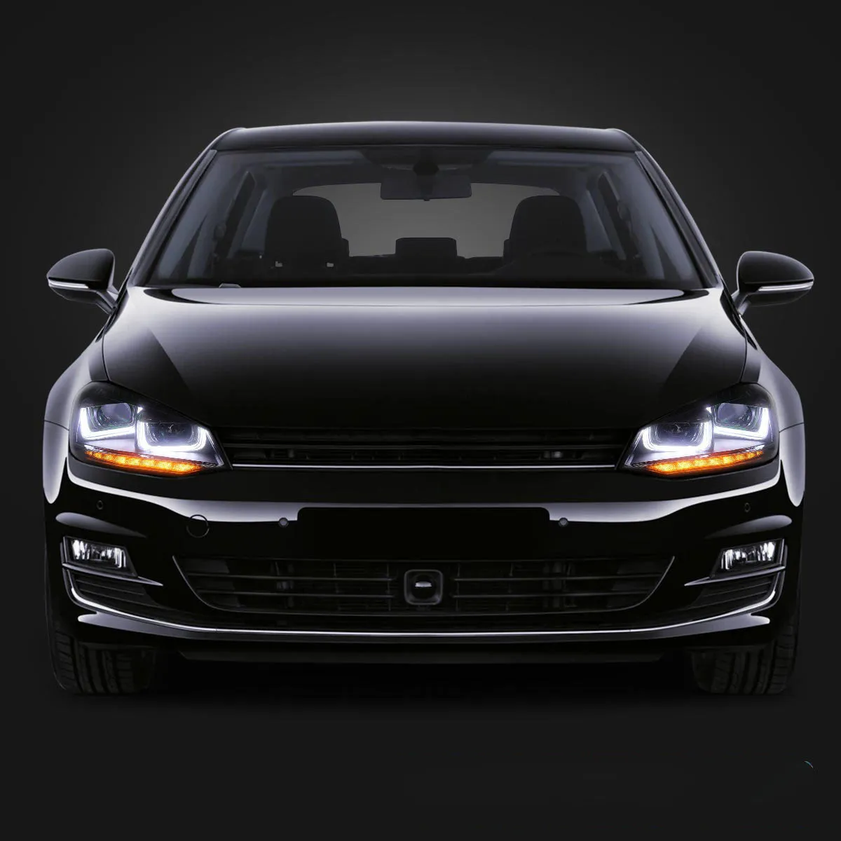 VLAND LED Headlights For Volkswagen(VW) Golf 6 Mk6 2008-2014 With Sequential [E-MARK]